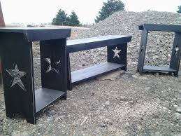 Distressed Primitive Coffee And End Table Set 250 00 Via Etsy Primitive Decorating Country Primitive Coffee Table Rustic Industrial Decor