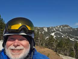 senior skier enjoys outdoor activities