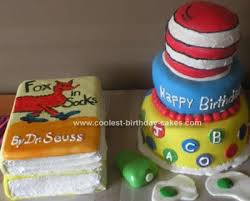 My favorite dr seuss party ideas and elements from this first birthday bash are: Coolest Homemade Dr Seuss Cakes