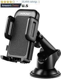 Mpow Car Phone Mount Washable Strong Sticky Gel Pad With One Touch Design Dashboard Car Phone Holder Car Phone Mount Car Phone Holder Diy Phone Holder