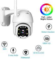 Ptz Wifi Security Camera Outdoor With Night Vision Security Camera Outdoor Wifi Camera Surveillance Cameras