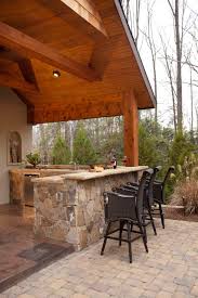 Of all the materials available to build patios, concrete is the most traditional yet versatile choice. Outdoor Stone Bar Houzz