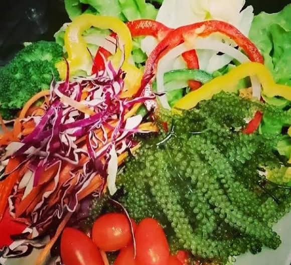 Cách làm salad rong nho biển ngon - Go Farm