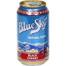 Blue Sky Natural Black Cherry Soda 6 12 Fl Oz Cans Fruit Flavors Central Market