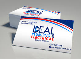 A plumbing business needs to create it's own identity to connect to customers and provide their plumbing services. Business Cards Way2logo