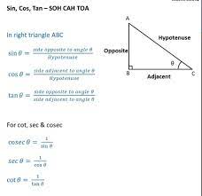 Sin, cos and tan, mathematics gcse revision resources including: Formula Of Trigonometry Sin Cos Tan Cot Sec Cosec
