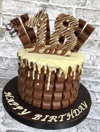 Kinder Chocolate 18th Birthday Drip Cake Chocolate Cake Decoration Cake Creative Cakes