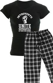 Black And White Plaid Pajamas Black White Plaid Introverts Unite Pajama Set Zulily Pajama Set Women Pajamas Pajama Set