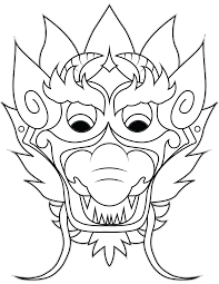 Dragon Mask Simple And Easy Dragon Crafts Made From Paper Clipart Best Clipart Best Chinese New Year Dragon Dragon Coloring Page Chinese New Year Kids
