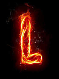 Fire Letter L A Series Of Fiery Letters And Numbers Affiliate Series Letter Fire Numbers Le Letter L Background For Photography Stylish Alphabets