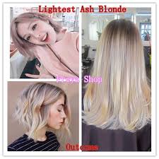 But the good news is, ash blonde is also totally customizable but more on that later on. Lightest Ash Blonde Hair Color With Oxidant 11 1 Bob Keratin Permanent Hair Color Shopee Philippines