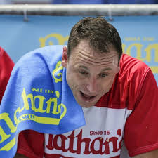 Wiener takes all: professional glutton Joey Chestnut sets July 4 hot dog  eating record