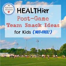 Healthier Post Game Team Snack Ideas Nut Free My Epicurean Adventures Team Snacks Sports Snacks Game Snacks