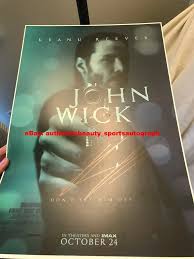 John Wick 2014 2 Set Keanu Reeves Japanese Chirashi Flyer Movie