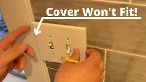 Next, brush the top of the switch plate or outlet cover with modpodge. How To Cut Down A Plastic Switch Plate Or Outlet Cover Youtube