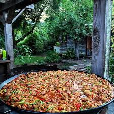 Photos And Videos Taken At The Boonville Hotel Table 128 On Instagram Paella Off The Open Flame A Summer Tradition He Summer Traditions Open Flame Hotel