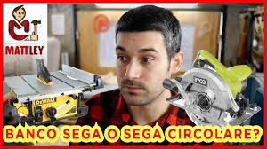 Se sei un professionista o semplicemente un amante del fai da te che necessita una sega circolare da banco in grado di tagliare in maniera precisa diversi tipi di. Scegliere Una Sega Circolare O Banco Sega Per I Nostri Progetti Fai Da Te Youtube
