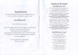 Ses karakters skryf dan elkeen 'n denkbeeldige brief aan 'n vriend of vreemdeling, waarin hulle mededelings maak omtrent die persoon en leerstellinge van jesus. Search Funeral Programs Begrafnisbriewe