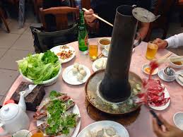 しゃぶしゃぶ 鍋 真ん中