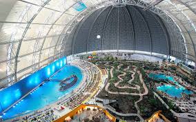 Inside The Biggest Water Park In The World Indoor Waterpark Tropical Resort Indoor Beach