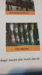 Daerah maluku dan papua juga alat musik tradisional yang khas, yakni tifa. Alat Musik Tifa Berasal Dari Daerah Provinsi Brainly Co Id