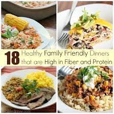 Berries are all high in fiber and low in fat. High Fiber And Protein Dinner Ideas Real Life Dinner