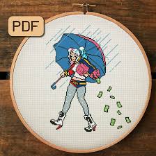 Download golden retriever pattern file (pdf, 2.0mb) pattern created from public domain image. Harley Quinn Cross Stitch Pattern Dmc Chart Needlepoint Embroidery Printable Pdf Instant Download Sewing Fiber Craft Supplies Tools Deshpandefoundationindia Org