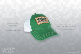 Pelican Town Hat Embroidered Patches Hats Mesh Trucker Hat