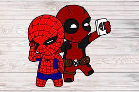 Download Spiderman Deadpool Selfie Svg Spiderman Svg Spiderman Baby Etsy