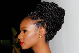 Tika Sumpter On Instagram Ancestry Braids With Curls Twisted Updo Braids With Extensions