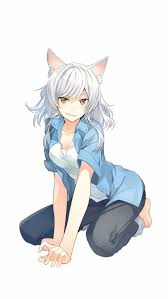 Whitespiritwolf by jc fur affinity dot net. Black Hanekawa Phone Wallpaper 640x1136 White Wolf Girl Anime 1339163 Hd Wallpaper Backgrounds Download