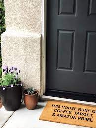 As you can see from the beautiful photo above, urbane bronze works well to pull in black and brown decor, giving everything a very soft look, despite. A Front Door Refresh With Urbane Bronze Paint