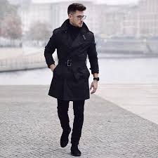 Men S Trench Coats Buying Guide Outfit Ideas Black Coat Men Men S Trench Coat Mens Winter Fashion