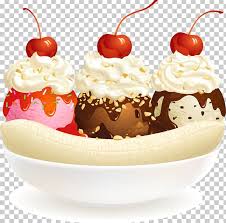 With a mixer, cream together the cream cheese. Banana Split Ice Cream Sundae Png Clipart Banana Banana Split Cream Dairy Product Dessert Free Png