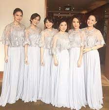 Untuk contohnya silahkan simak inspirasi berikut! Long Dress Atasan Brokat Desain Model Baju Gaun Klasik Gaun Pengiring Pengantin Pakaian Perkawinan
