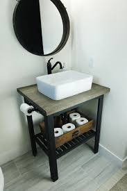 Ikea Hack Diy Bathroom Sink Stand Rustic Modern Sink Base Open Stand With Farmsink Bathroom Sink Diy Rustic Sink Diy Bathroom