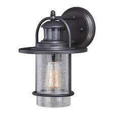 Patriot Lighting Dualux Oil Rubbed Bronze Vintage Outdoor Motion Sensor Security Wall Light Motion Sensor Lights Outdoor Outdoor Lighting Wall Lights