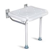 Folding Shower Seat,Wall Mounted Shower Seat for Kids,Seniors, Disabled -  Foldable,White Composite, 15.7X 12.6,for Bathroom,Shoe  Area,Hallway.Supports ...