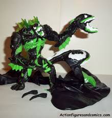 Black And Green Spiderman Action Figure Spider Man The Animated Series Black Sea Venom 1997 Complete Water Wars Toy Biz Action Figures Action Figures Marvel Toys Spider Man Animated Series