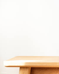 Download Premium Image Of White Wall With Wooden Table Product Background Wooden Tables Dark Wood Table Wooden