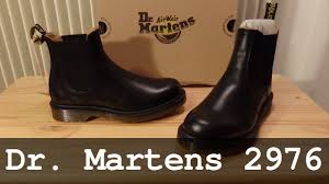 Black leather 2976 quad boots from dr. Dr Martens 2976 Black Smooth Booties Youtube