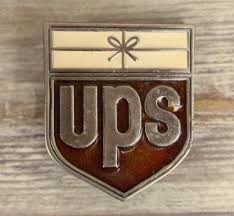 Ups Belt Buckle United Parcel Service Vintage Brown Silver Delivery Driver Rare Belt Buckles Brown Silver Vintage Brown