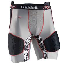 riddell mens power recon five piece padded football girdle