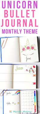Unicorn Bullet Journal Theme Meraki Mother Bullet Journal Themes Bullet Journal Journal Themes