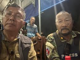 យុទ្ធមិត្តបំរើសតិអារម្មណ៏ព័ត៌មានលើសមរភូមិខ្មែ-ថៃ។