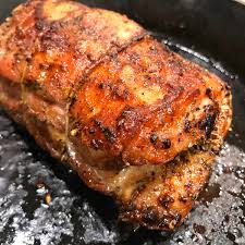 Pork that is oven cooked low and slow to a high internal. Easy Porchetta The Daring Gourmet