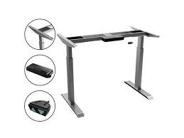 Tubular table desk bases, custom manufactured to your exact requirements. Aimezo Heavy Duty Dual Motor Height Adjustable Desk Frame Electric Sit Stand Desk Base Home Office Stand Up Desk Grey Only Frame Newegg Com