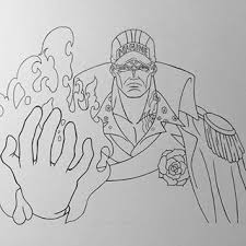 tutorial on youtube admiral akainu sakazuki portgasdace luffy onepiece onepieceart onepiecemanga onepiecean one piece manga manga art manga drawing