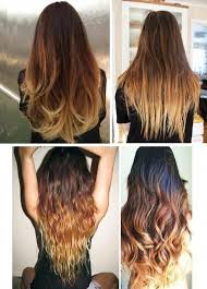 Our Newest Set Of Gorgeousness Toffee Cappuccino Ombre Clip In Hair Extension Cappuccino Extension Gorgeou Hair Styles Brown Ombre Hair Dip Dye Hair