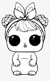 Dolls lol surprise won the love of girls around the world. L O L Surprise Doll Png Lol Little Sister Coloring Pages Transparent Png 1024x1400 Png Dlf Pt